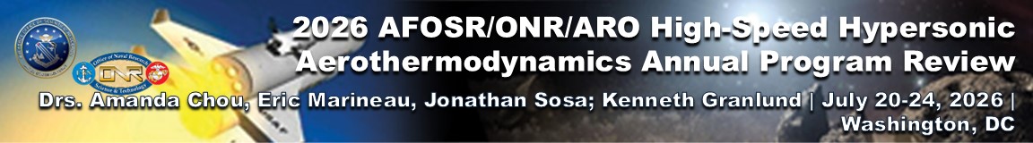 2026 AFOSR/ONR/ARO High-Speed/Hypersonic Aerothermodynamics Annual Program Review event banner